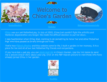 Tablet Screenshot of chloesgarden.com